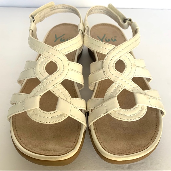 yuu sandals white